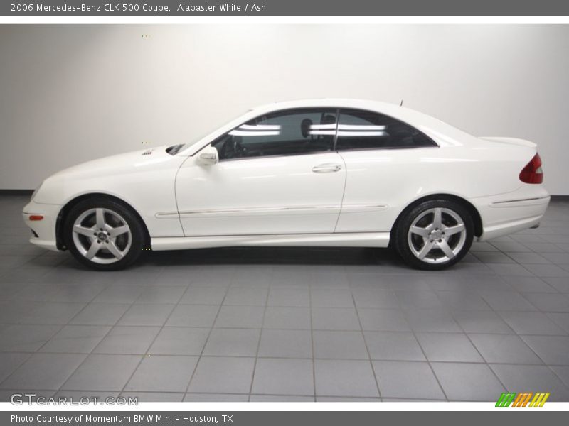 Alabaster White / Ash 2006 Mercedes-Benz CLK 500 Coupe
