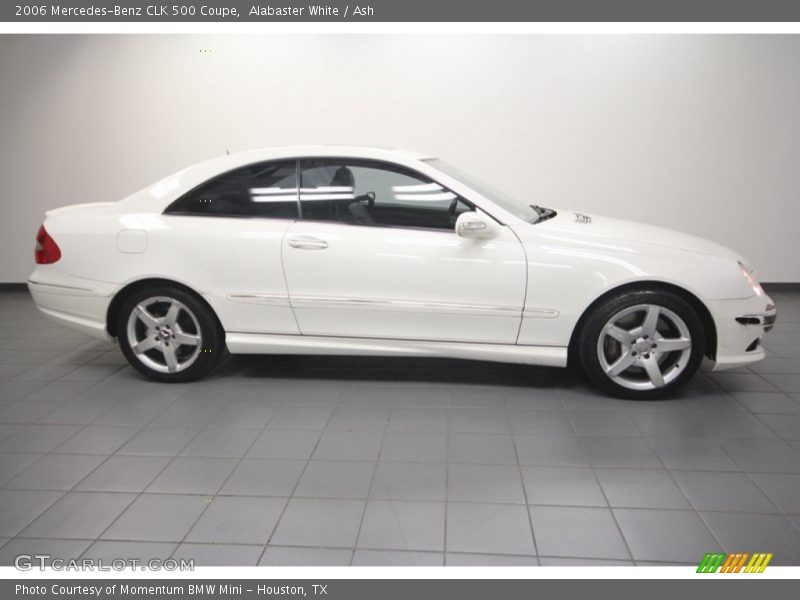 Alabaster White / Ash 2006 Mercedes-Benz CLK 500 Coupe