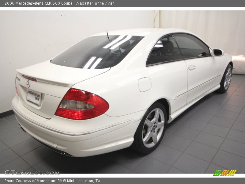 Alabaster White / Ash 2006 Mercedes-Benz CLK 500 Coupe