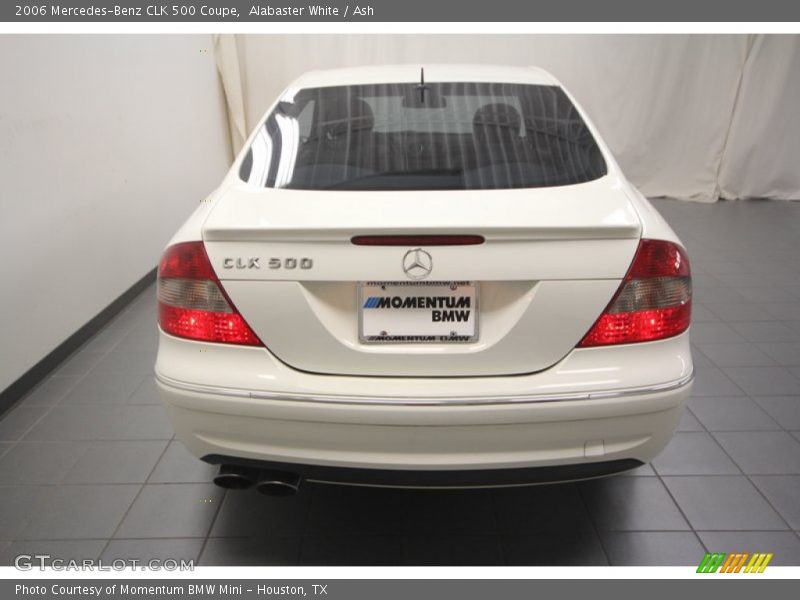 Alabaster White / Ash 2006 Mercedes-Benz CLK 500 Coupe