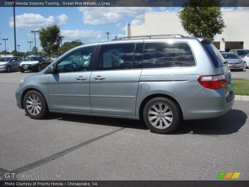 Ocean Mist Metallic / Gray 2007 Honda Odyssey Touring