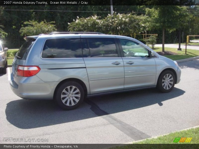 Ocean Mist Metallic / Gray 2007 Honda Odyssey Touring