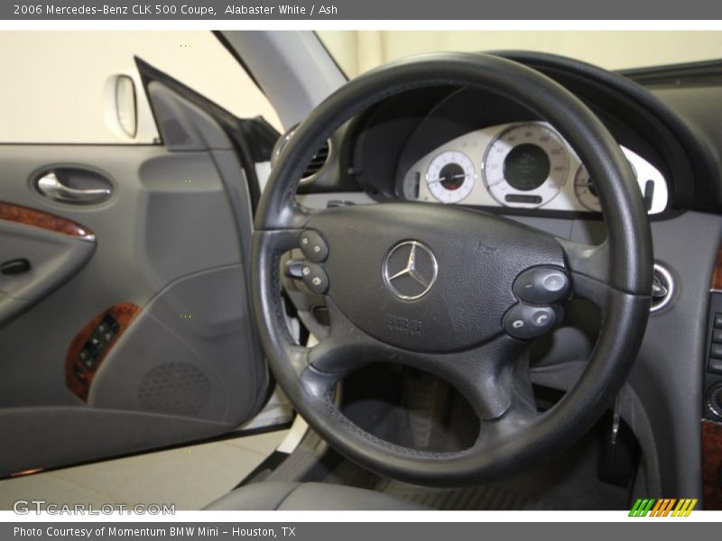 Alabaster White / Ash 2006 Mercedes-Benz CLK 500 Coupe