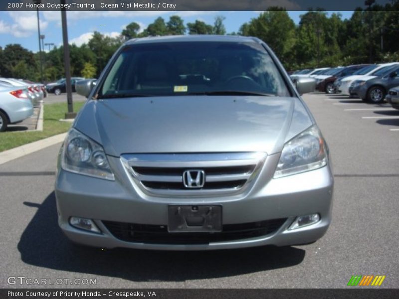 Ocean Mist Metallic / Gray 2007 Honda Odyssey Touring