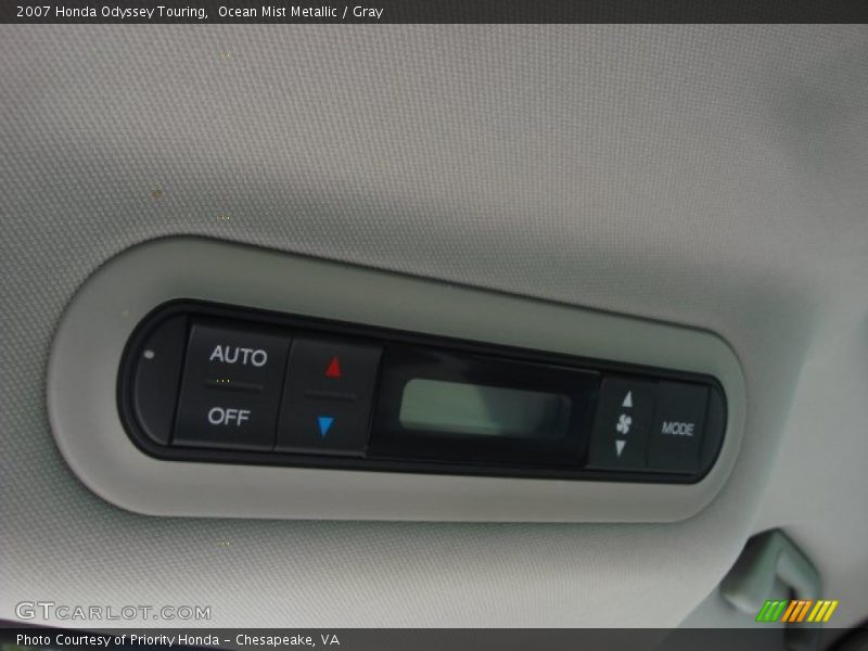 Ocean Mist Metallic / Gray 2007 Honda Odyssey Touring