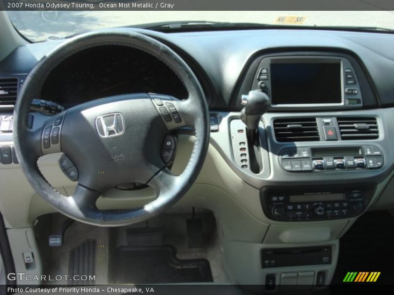 Ocean Mist Metallic / Gray 2007 Honda Odyssey Touring