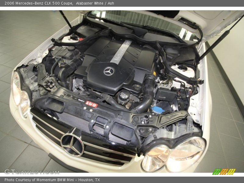 Alabaster White / Ash 2006 Mercedes-Benz CLK 500 Coupe