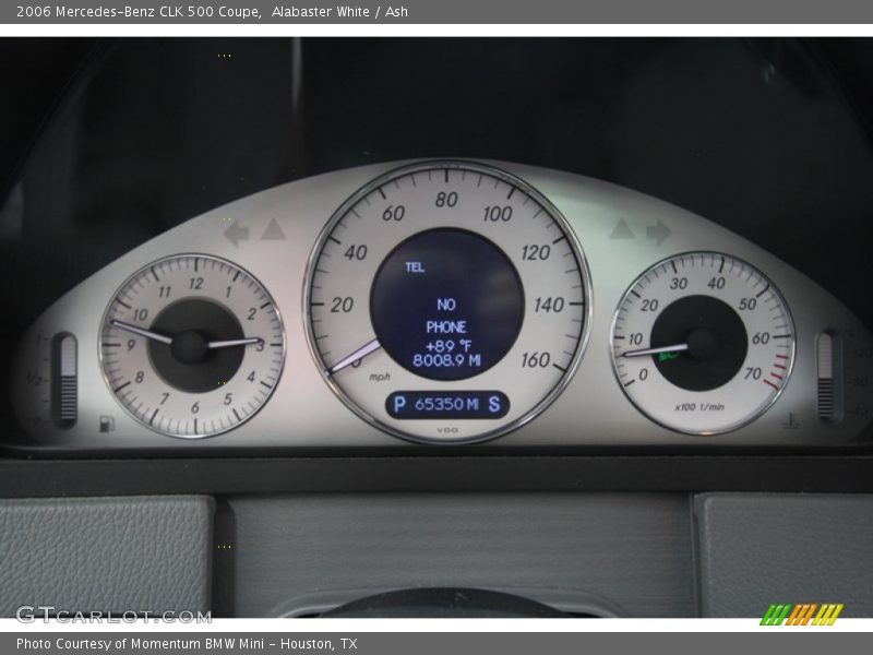  2006 CLK 500 Coupe 500 Coupe Gauges