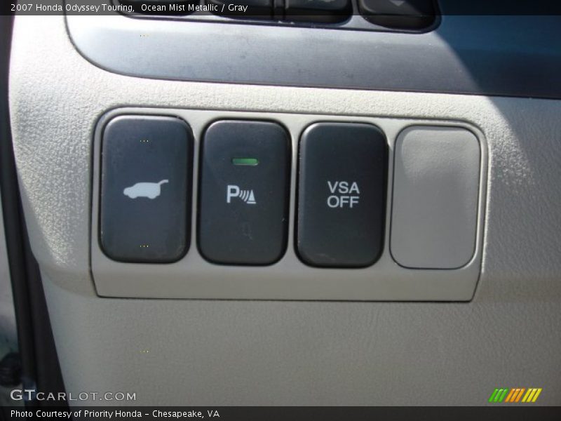 Ocean Mist Metallic / Gray 2007 Honda Odyssey Touring