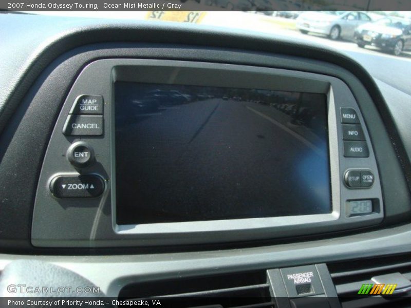 Ocean Mist Metallic / Gray 2007 Honda Odyssey Touring
