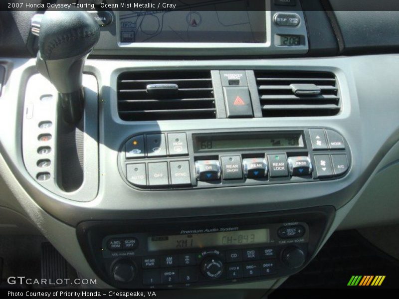 Ocean Mist Metallic / Gray 2007 Honda Odyssey Touring