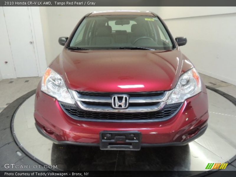 Tango Red Pearl / Gray 2010 Honda CR-V LX AWD