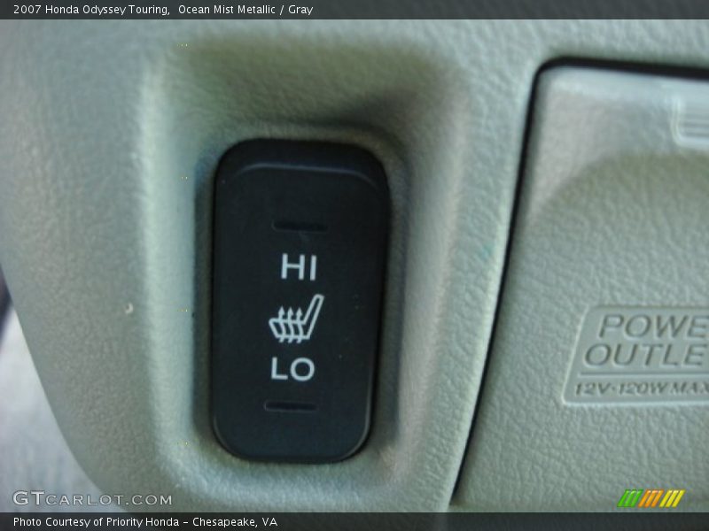 Ocean Mist Metallic / Gray 2007 Honda Odyssey Touring