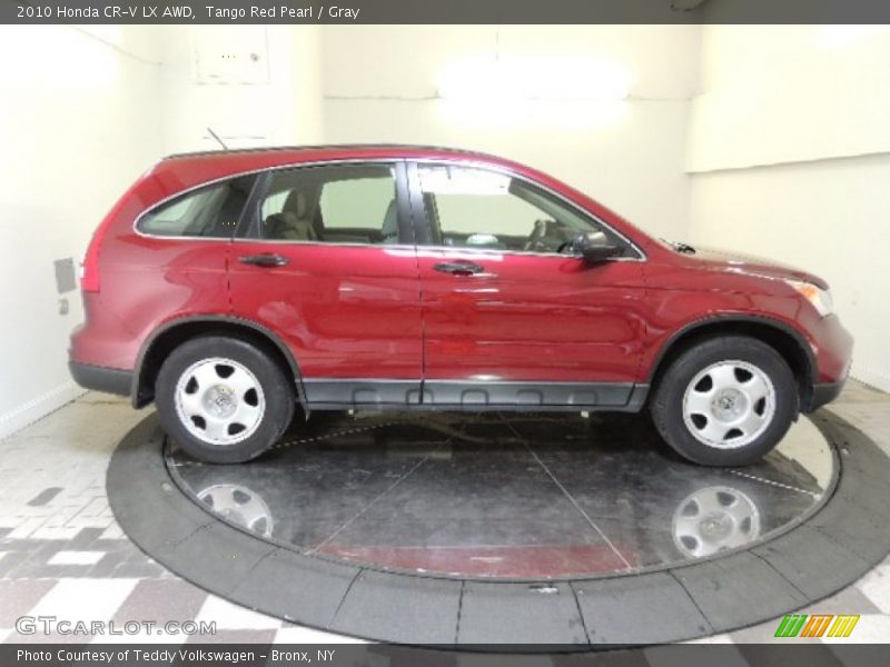 Tango Red Pearl / Gray 2010 Honda CR-V LX AWD