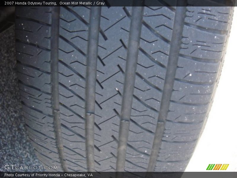 Ocean Mist Metallic / Gray 2007 Honda Odyssey Touring