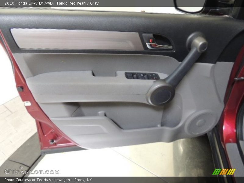 Tango Red Pearl / Gray 2010 Honda CR-V LX AWD