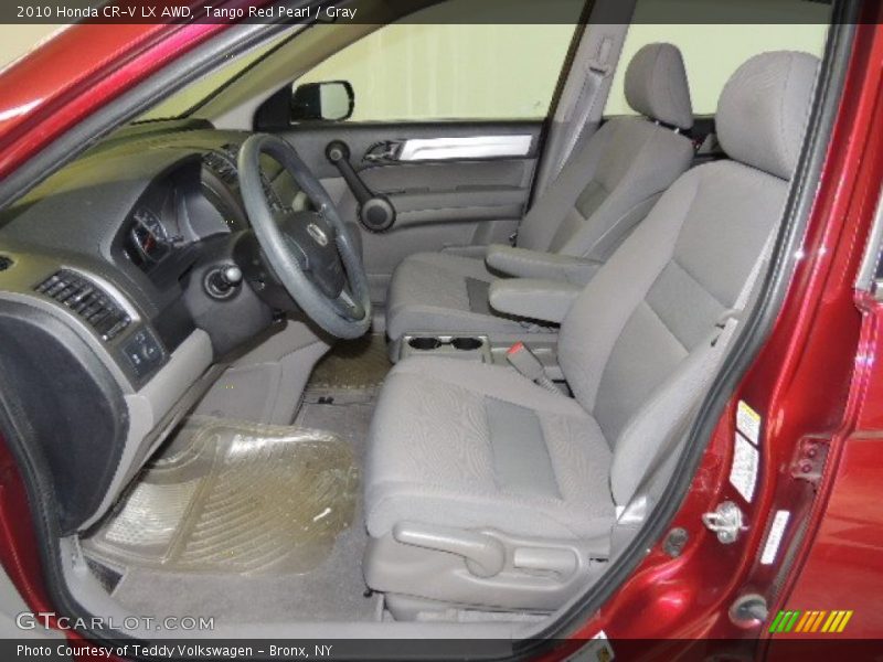 Tango Red Pearl / Gray 2010 Honda CR-V LX AWD