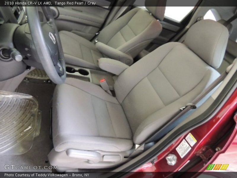 Tango Red Pearl / Gray 2010 Honda CR-V LX AWD