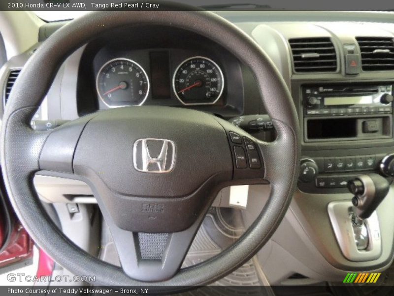 Tango Red Pearl / Gray 2010 Honda CR-V LX AWD