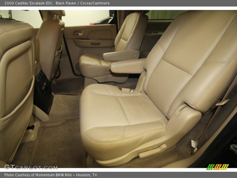 Black Raven / Cocoa/Cashmere 2009 Cadillac Escalade ESV