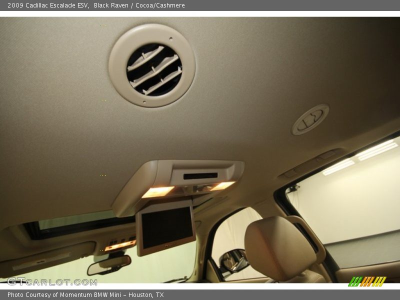 Black Raven / Cocoa/Cashmere 2009 Cadillac Escalade ESV