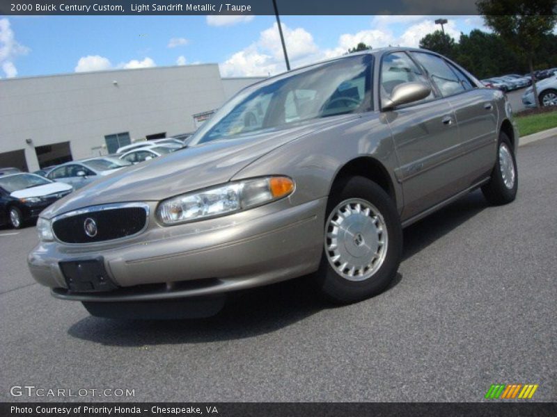 Light Sandrift Metallic / Taupe 2000 Buick Century Custom