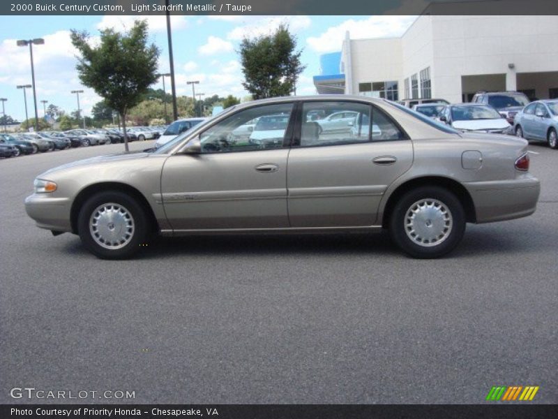 Light Sandrift Metallic / Taupe 2000 Buick Century Custom