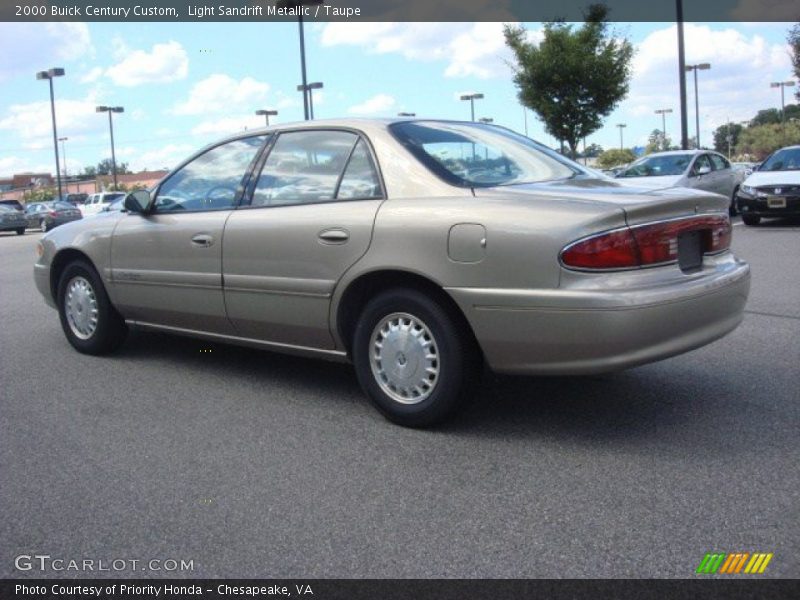 Light Sandrift Metallic / Taupe 2000 Buick Century Custom