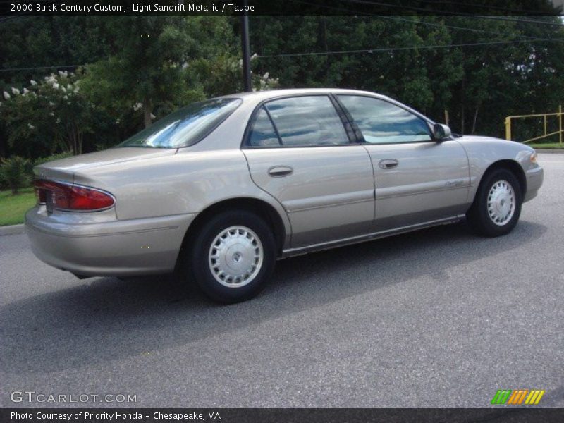 Light Sandrift Metallic / Taupe 2000 Buick Century Custom