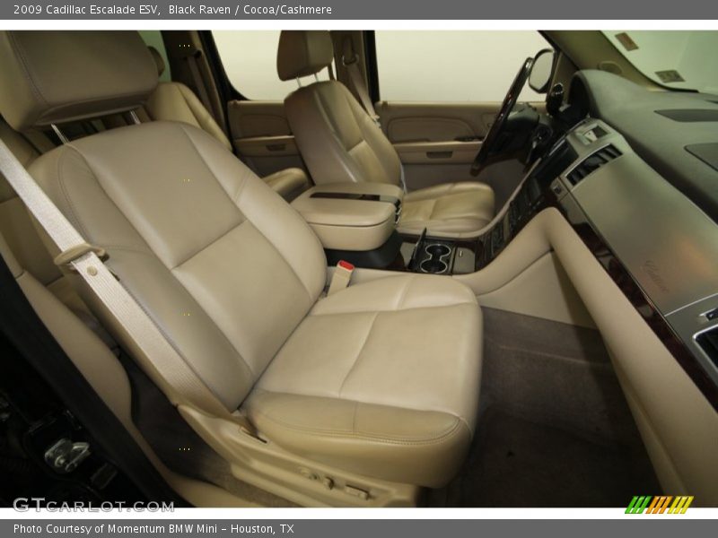 Black Raven / Cocoa/Cashmere 2009 Cadillac Escalade ESV