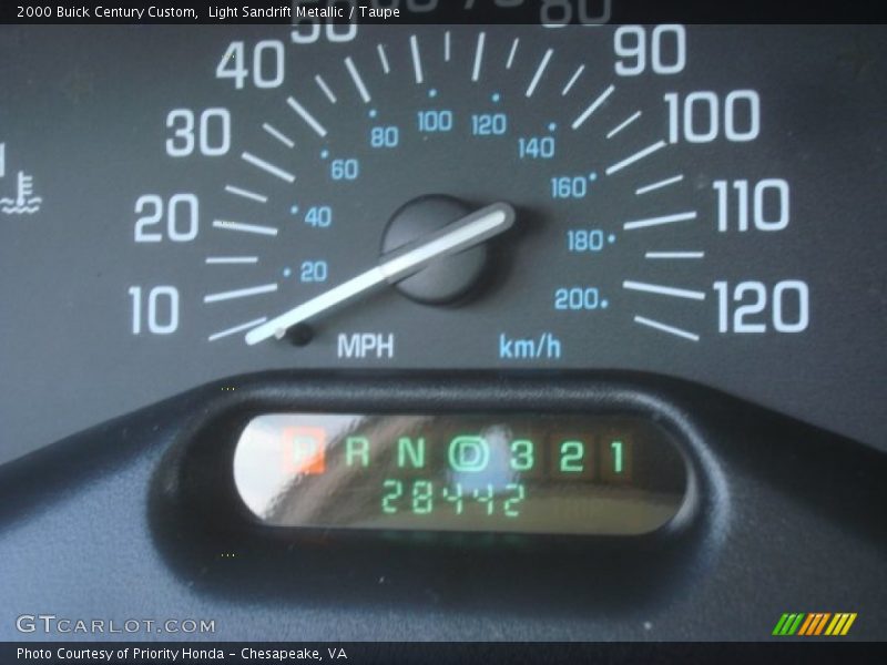 Light Sandrift Metallic / Taupe 2000 Buick Century Custom
