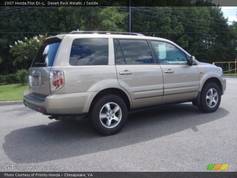 Desert Rock Metallic / Saddle 2007 Honda Pilot EX-L
