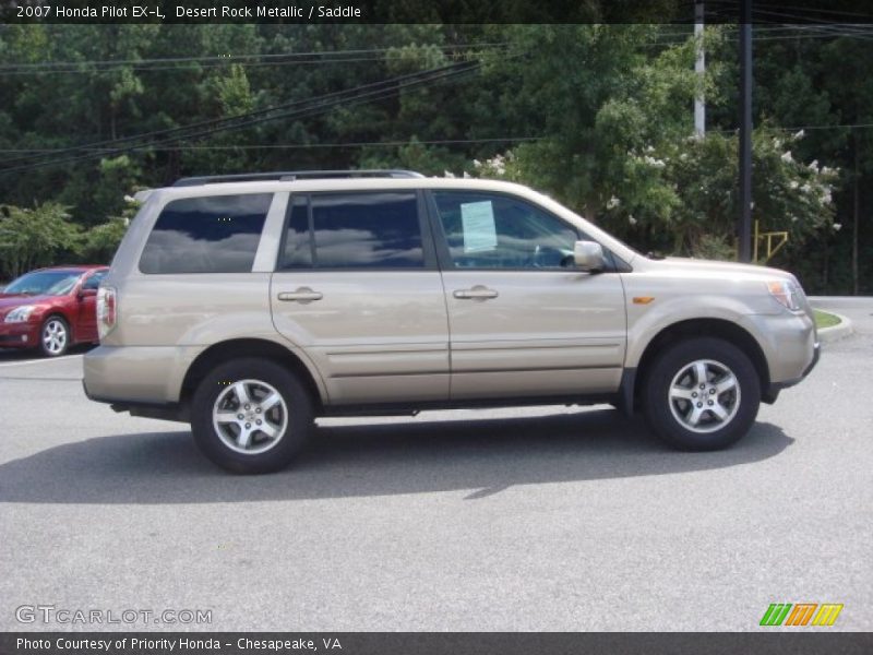 Desert Rock Metallic / Saddle 2007 Honda Pilot EX-L