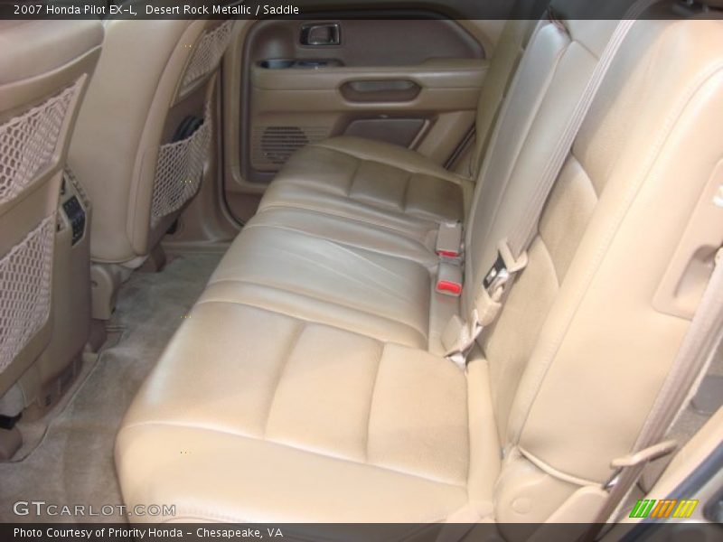 Desert Rock Metallic / Saddle 2007 Honda Pilot EX-L
