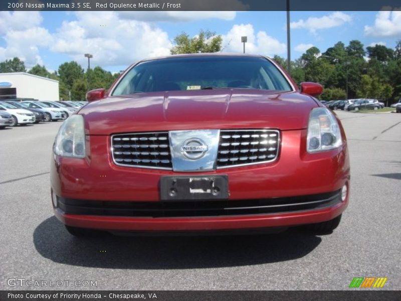 Red Opulence Metallic / Frost 2006 Nissan Maxima 3.5 SE