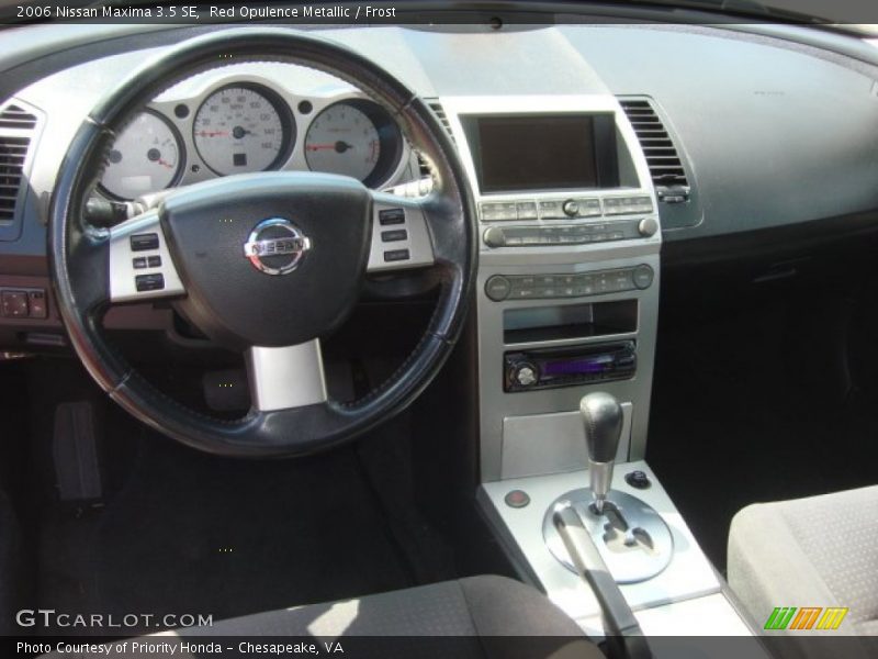 Red Opulence Metallic / Frost 2006 Nissan Maxima 3.5 SE