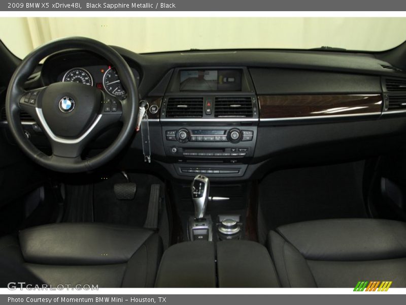 Black Sapphire Metallic / Black 2009 BMW X5 xDrive48i