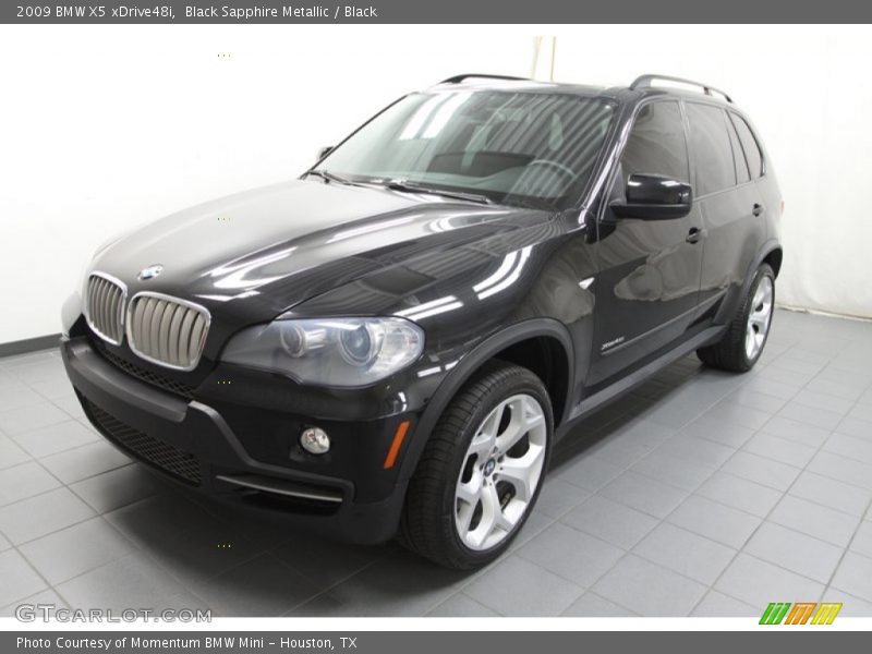 Black Sapphire Metallic / Black 2009 BMW X5 xDrive48i