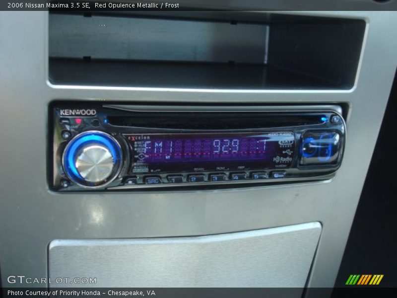 Red Opulence Metallic / Frost 2006 Nissan Maxima 3.5 SE