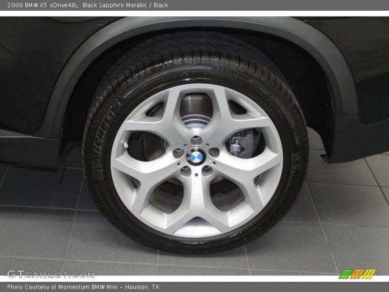 Black Sapphire Metallic / Black 2009 BMW X5 xDrive48i