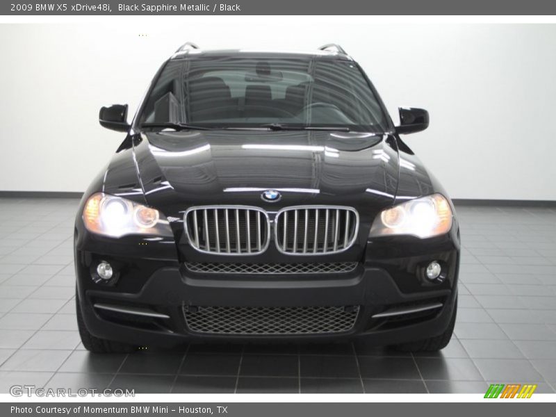 Black Sapphire Metallic / Black 2009 BMW X5 xDrive48i