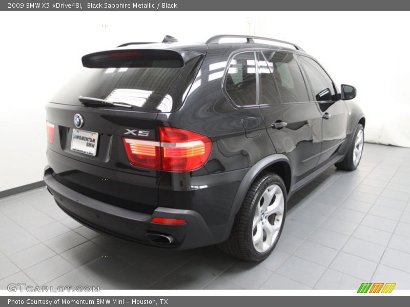 Black Sapphire Metallic / Black 2009 BMW X5 xDrive48i