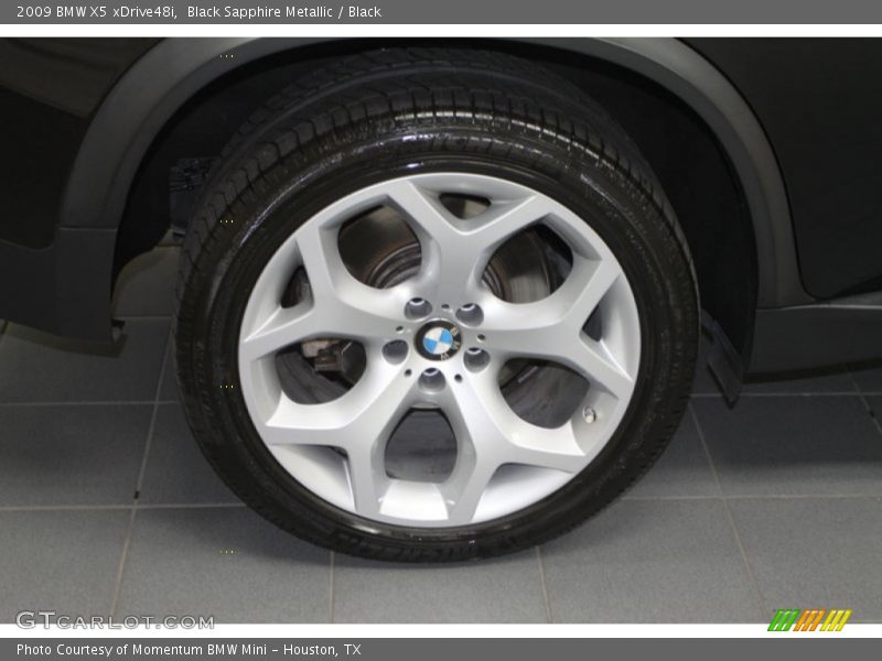 Black Sapphire Metallic / Black 2009 BMW X5 xDrive48i