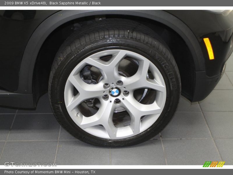 Black Sapphire Metallic / Black 2009 BMW X5 xDrive48i