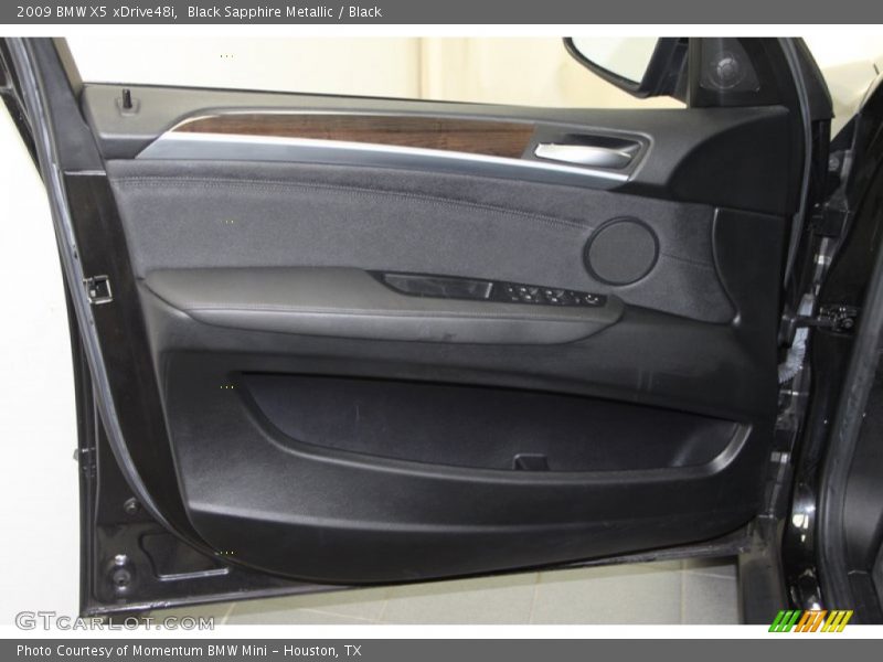 Black Sapphire Metallic / Black 2009 BMW X5 xDrive48i