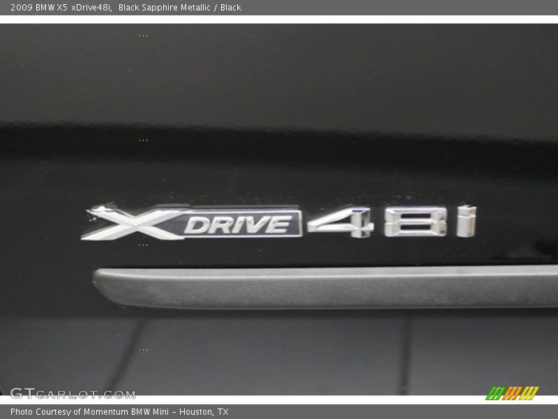 Black Sapphire Metallic / Black 2009 BMW X5 xDrive48i