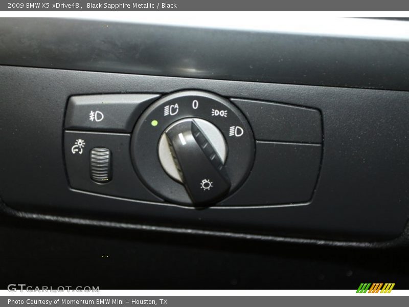 Black Sapphire Metallic / Black 2009 BMW X5 xDrive48i