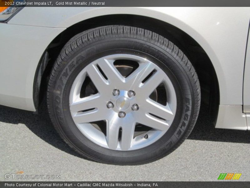 Gold Mist Metallic / Neutral 2012 Chevrolet Impala LT