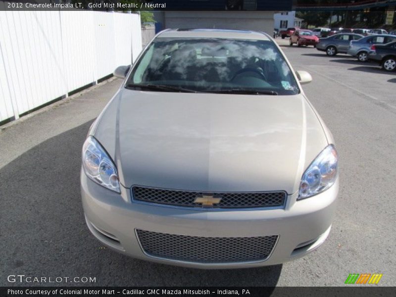 Gold Mist Metallic / Neutral 2012 Chevrolet Impala LT