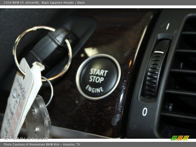 Black Sapphire Metallic / Black 2009 BMW X5 xDrive48i